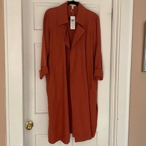 Eileen Fisher Linen Trench Coat